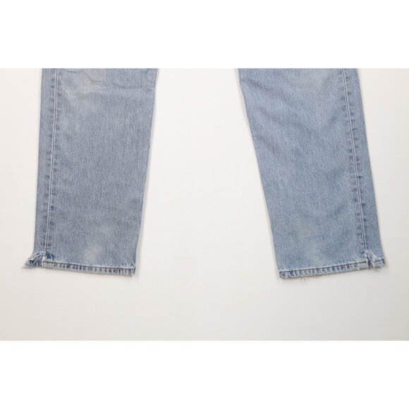Vintage Y2K 2000 Levis 501xx Mens 33x32 Distressed Button Fly Original Fit Jeans - Picture 4 of 16
